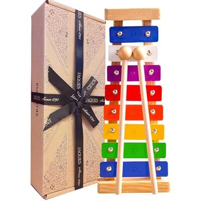 Jaques of London Superior Sound Wooden Xylophone for Kids Musical Instrument with Song Sheets Educational & Fun Music Toy Since 1795 Jaques of London Superior Sound Wooden Xylophone for Kids Musical Instrument with Song Sheets Educational & Fun Music Toy Since 1795