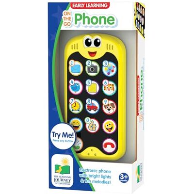 The Learning Journey Early Learning On The Go Phone Baby Cell Phone Toy Toddler Toys & Gifts for Boys & Girls Ages 3 Months and Up Award Winning Toys, Blue Or Black The Learning Journey Early Learning On The Go Phone Baby Cell Phone Toy Toddler Toys & Gifts for Boys & Girls Ages 3 Months and Up Award Winning Toys, Blue Or Black