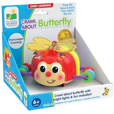 The Learning Journey Crawl About Butterfly with Bright Lights and Fun Melodies The Learning Journey Crawl About Butterfly with Bright Lights and Fun Melodies
