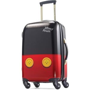 American Tourister Disney Hardside Luggage with Spinner Wheels, Black,Red, 21 American Tourister Disney Hardside Luggage with Spinner Wheels, Black,Red, 21