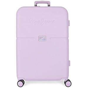 Pepe Jeans Accent Medium suitcase Purple 48x70x28 cm Rigid ABS Integrated TSA closure 79L 4.32 kg 4 Double wheels Pepe Jeans Accent Medium suitcase Purple 48x70x28 cm Rigid ABS Integrated TSA closure 79L 4.32 kg 4 Double wheels