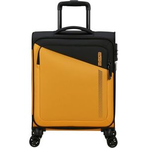 American Tourister Daring Dash Spinner S, Expandable Hand Luggage, 55 cm, 39/46 L, Black/Yellow (Black/Yellow) American Tourister Daring Dash Spinner S, Expandable Hand Luggage, 55 cm, 39/46 L, Black/Yellow (Black/Yellow)