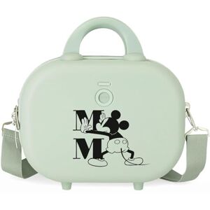 Disney Mickey Happiness Adaptable Toiletry Bag with Green Shoulder Strap 29x21x15 cms Rigid ABS 9.14L 2.52 kgs Disney Mickey Happiness Adaptable Toiletry Bag with Green Shoulder Strap 29x21x15 cms Rigid ABS 9.14L 2.52 kgs