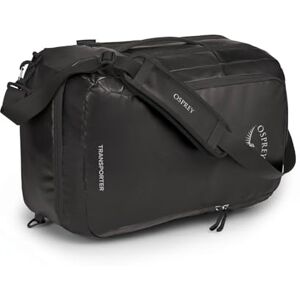 Osprey Transporter Carry-On Unisex Duffel Bag Black O/S Osprey Transporter Carry-On Unisex Duffel Bag Black O/S