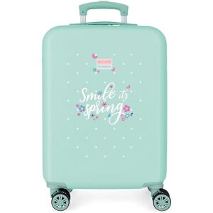 ROLL ROAD Spring Dream Cabin Suitcase Blue 38 x 55 x 20 cm Rigid 2 kg Combination Lock Side ABS 2 kg 34 L Hand Luggage, Blue, One Size, Cabin Suitcase ROLL ROAD Spring Dream Cabin Suitcase Blue 38 x 55 x 20 cm Rigid 2 kg Combination Lock Side ABS 2 kg 34 L Hand Luggage, Blue, One Size, Cabin Suitcase