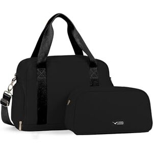 LUGG Duffle & Toiletry Bag Set – Waterproof Travel Bags for Men & Women – Lightweight, Durable 230D Twill Fabric – Fits EasyJet Cabin Size – Expandable Design – Stylish & Spacious Storage- Black LUGG Duffle & Toiletry Bag Set – Waterproof Travel Bags for Men & Women – Lightweight, Durable 230D Twill Fabric – Fits EasyJet Cabin Size – Expandable Design – Stylish & Spacious Storage- Black