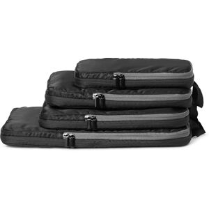 Amazon Essentials Ultralight Compression Zipper Packing Cubes Packing Organiser 4-Pack, Black Amazon Essentials Ultralight Compression Zipper Packing Cubes Packing Organiser 4-Pack, Black