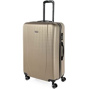ITACA Rigid Cabin Suitcase Travel Small Suitcase with Wheels ABS Hand Luggage Case with Telescopic Handle Lightweight Suitcase Carry on Suitcase with TSA Combination Lock Cabin Lugg, Champagne ITACA Rigid Cabin Suitcase Travel Small Suitcase with Wheels ABS Hand Luggage Case with Telescopic Handle Lightweight Suitcase Carry on Suitcase with TSA Combination Lock Cabin Lugg, Champagne