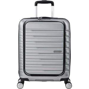 American Tourister Flashline Spinner S, Hand Luggage with Front Loading, 55 cm, 34 L, Silver (Sky Silver) American Tourister Flashline Spinner S, Hand Luggage with Front Loading, 55 cm, 34 L, Silver (Sky Silver)