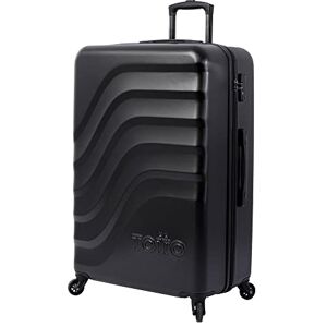 Totto BAZY Hard Suitcase Cabin Size Medium or Large (35L, 63L or 98L, Single or 3 Piece Set, High Impact Resistance, 360 Degree Wheels, Telescopic Handle, Compression Straps, TSA Lock, Black Totto BAZY Hard Suitcase Cabin Size Medium or Large (35L, 63L or 98L, Single or 3 Piece Set, High Impact Resistance, 360 Degree Wheels, Telescopic Handle, Compression Straps, TSA Lock, Black