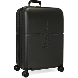 Pepe Jeans Highlight Medium Suitcase Black 48 x 70 x 28 cm Rigid ABS Built-in TSA Lock 79L 4.4 kg 4 Wheels Double Extendable Pepe Jeans Highlight Medium Suitcase Black 48 x 70 x 28 cm Rigid ABS Built-in TSA Lock 79L 4.4 kg 4 Wheels Double Extendable