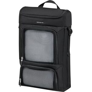 Samsonite TA Revolution Travel Organiser Packing Cube Double-Sided Packing Cube with Hook & Handle, Clothes Organiser for Suitcases & Backpack, Black Samsonite TA Revolution Travel Organiser Packing Cube Double-Sided Packing Cube with Hook & Handle, Clothes Organiser for Suitcases & Backpack, Black