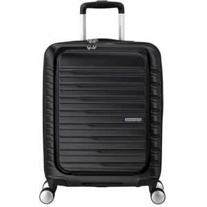 American Tourister Flashline Spinner S, Hand Luggage with Front Loading, 55 cm, 34 L, Black (Shadow Black) American Tourister Flashline Spinner S, Hand Luggage with Front Loading, 55 cm, 34 L, Black (Shadow Black)