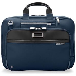 Briggs & Riley @Work Medium Expandable Briefcase, Navy Briggs & Riley @Work Medium Expandable Briefcase, Navy
