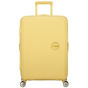 American Tourister Soundbox Hard Shell Suitcase Medium, 67 cm Trolley Case with 4 Wheels, TSA Lock, Expandable & Light, 71.5/81L, Pastel Yellow American Tourister Soundbox Hard Shell Suitcase Medium, 67 cm Trolley Case with 4 Wheels, TSA Lock, Expandable & Light, 71.5/81L, Pastel Yellow