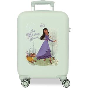 Disney Joumma Wish Playing with Valentino Cabin Suitcase Green 33 x 50 x 20 cm Rigid ABS Combination Lock Side 28.4L 2 kg 4 Double Wheels Luggage Hand Luggage, Green, Cabin Suitcase Disney Joumma Wish Playing with Valentino Cabin Suitcase Green 33 x 50 x 20 cm Rigid ABS Combination Lock Side 28.4L 2 kg 4 Double Wheels Luggage Hand Luggage, Green, Cabin Suitcase