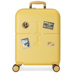 Pepe Jeans Chest Cabin Suitcase Ochre 40 x 55 x 20 cm Rigid ABS Built-in TSA Closure 37L 3.2 kg 4 Wheels Double Hand Luggage Pepe Jeans Chest Cabin Suitcase Ochre 40 x 55 x 20 cm Rigid ABS Built-in TSA Closure 37L 3.2 kg 4 Wheels Double Hand Luggage