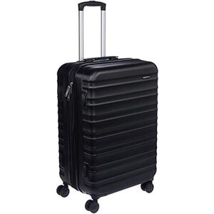 Amazon Basics Hardside Luggage ABS Hard-Shell Spinner/Suitcase with 4 Wheels, 68 cm, Black Amazon Basics Hardside Luggage ABS Hard-Shell Spinner/Suitcase with 4 Wheels, 68 cm, Black
