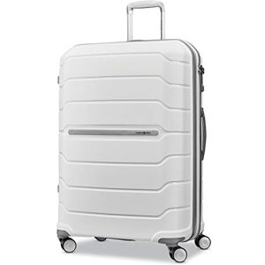 Samsonite Freeform Hardside Expandable with Double Spinner Wheels, White, Checked-Large 28-Inch, Freeform Hardside Expandable with Double Spinner Wheels Samsonite Freeform Hardside Expandable with Double Spinner Wheels, White, Checked-Large 28-Inch, Freeform Hardside Expandable with Double Spinner Wheels