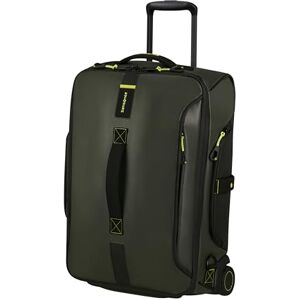 Samsonite Paradiver Light Wheeled Duffle Bag & Backpack (55 cm), Small, Hand Luggage, Water-Repellent, Lightweight, 51L, Green (Jungle Green) Samsonite Paradiver Light Wheeled Duffle Bag & Backpack (55 cm), Small, Hand Luggage, Water-Repellent, Lightweight, 51L, Green (Jungle Green)