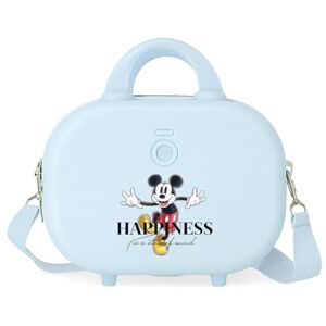 Disney Mickey Happiness Adaptable Toiletry Bag with Blue Shoulder Strap 29x21x15 cms Rigid ABS 9.14L 2.52 kgs Disney Mickey Happiness Adaptable Toiletry Bag with Blue Shoulder Strap 29x21x15 cms Rigid ABS 9.14L 2.52 kgs