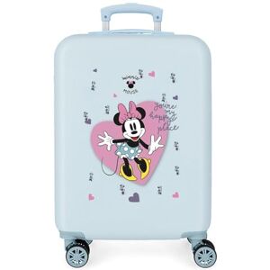 Disney Minnie My happy place Cabin Suitcase Blue 38x55x20 cms Rigid ABS Side combination lock 34L 2 kgs 4 Double wheels Hand Luggage Disney Minnie My happy place Cabin Suitcase Blue 38x55x20 cms Rigid ABS Side combination lock 34L 2 kgs 4 Double wheels Hand Luggage