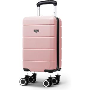 LUGG Jetset 40cm Suitcase 40x25x20cm- Ryanair Compatible Underseat Size Hard Shell ABS Spinner & Removable Wheels Lightweight Travel age- Rose Gold LUGG Jetset 40cm Suitcase 40x25x20cm- Ryanair Compatible Underseat Size Hard Shell ABS Spinner & Removable Wheels Lightweight Travel age- Rose Gold