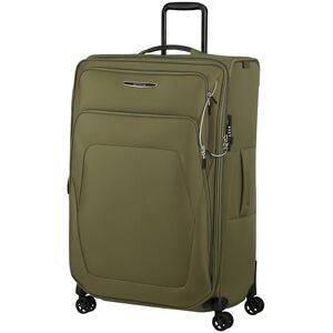 Samsonite Spark SNG Eco Softside Luggage 79 cm Large Trolley Suitcase with 4 Wheels, TSA Lock, Lightweight & Expandable Green (Olive) Samsonite Spark SNG Eco Softside Luggage 79 cm Large Trolley Suitcase with 4 Wheels, TSA Lock, Lightweight & Expandable Green (Olive)