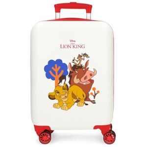 Disney Joumma Simba & Friends Cabin Suitcase White 33 x 50 x 20 cm Rigid ABS Side Combination Lock 28.4L 2 kg 4 Double Wheels Luggage Hand Luggage, White, Cabin Suitcase Disney Joumma Simba & Friends Cabin Suitcase White 33 x 50 x 20 cm Rigid ABS Side Combination Lock 28.4L 2 kg 4 Double Wheels Luggage Hand Luggage, White, Cabin Suitcase