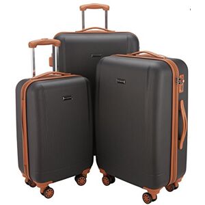 Hauptstadtkoffer Wannsee Set of 3 Hard-side Luggages Trolley Hardside Suitcase 4 Wheel Spinner, TSA Lock, (S/M/L), Black Hauptstadtkoffer Wannsee Set of 3 Hard-side Luggages Trolley Hardside Suitcase 4 Wheel Spinner, TSA Lock, (S/M/L), Black