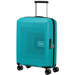 American Tourister Aerostep Spinner S, Expandable Carry-On Luggage, 55 cm, 36/40 L, Turquoise (Turquoise Tonic) American Tourister Aerostep Spinner S, Expandable Carry-On Luggage, 55 cm, 36/40 L, Turquoise (Turquoise Tonic)