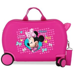 Disney Joumma Enjoy Minnie Children's Suitcase Pink 45 x 31 x 20 cm Hard ABS 24.6L 1.8 kg 4 Wheels Hand Luggage, Pink, Children's Suitcase Disney Joumma Enjoy Minnie Children's Suitcase Pink 45 x 31 x 20 cm Hard ABS 24.6L 1.8 kg 4 Wheels Hand Luggage, Pink, Children's Suitcase
