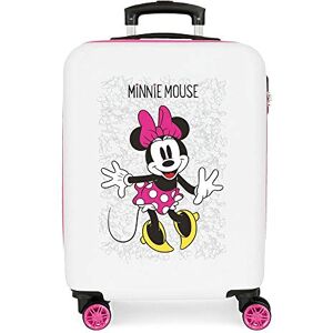 Disney Minnie Enjoy the Day White Cabin Suitcase 40x55x20 cm Rigid ABS Combination lock 34 Litre 2.8 Kg 4 Double Wheels Hand Luggage Disney Minnie Enjoy the Day White Cabin Suitcase 40x55x20 cm Rigid ABS Combination lock 34 Litre 2.8 Kg 4 Double Wheels Hand Luggage