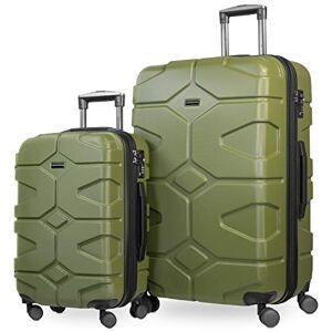 Hauptstadtkoffer X-Kölln Set of 2 Hard-side Luggages Trolley Expandable Suitcase 4 Wheel Spinner, TSA Lock, (S/L), Olive Green Hauptstadtkoffer X-Kölln Set of 2 Hard-side Luggages Trolley Expandable Suitcase 4 Wheel Spinner, TSA Lock, (S/L), Olive Green