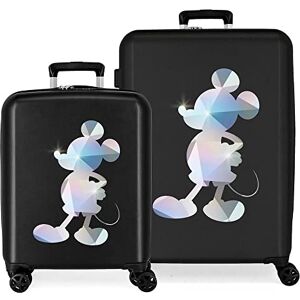 Disney 100 Special Shine Mickey Comic Adaptable Toiletry Bag, Silver, Standard Size, Suitcase Set Disney 100 Special Shine Mickey Comic Adaptable Toiletry Bag, Silver, Standard Size, Suitcase Set