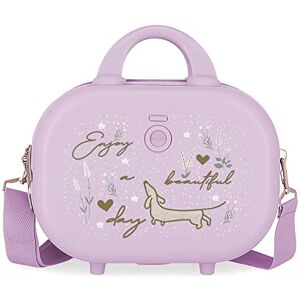 Enso Beautiful day Adaptable Toiletry Bag with Shoulder Strap Purple 29x21x15 cm Rigid ABS 9.14L 2.52 kgs Enso Beautiful day Adaptable Toiletry Bag with Shoulder Strap Purple 29x21x15 cm Rigid ABS 9.14L 2.52 kgs