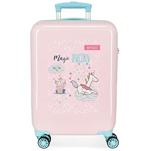 Enso Magic Unicorn Cabin Suitcase Pink 38 x 55 x 20 cm Rigid ABS Side Combination Lock 34 L 2 kg 4 Wheels Double Hand Luggage Enso Magic Unicorn Cabin Suitcase Pink 38 x 55 x 20 cm Rigid ABS Side Combination Lock 34 L 2 kg 4 Wheels Double Hand Luggage