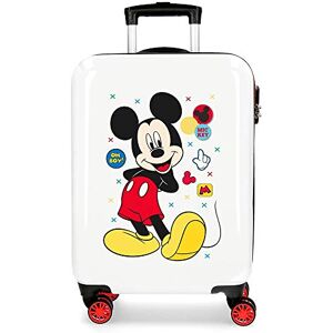 Disney Mickey Enjoy The Day Cabin case White 40x55x20 cm Hard Mount ABS Side Combination Lock 34L 2.8 kg 4 Double Wheels 0, White, 34L, Suitcase 55 Disney Mickey Enjoy The Day Cabin case White 40x55x20 cm Hard Mount ABS Side Combination Lock 34L 2.8 kg 4 Double Wheels 0, White, 34L, Suitcase 55