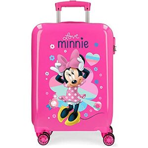 Disney Love Minnie Pink Cabin Suitcase 37x55x20 cm Rigid ABS Combination lock 32 Litre 2.5 Kg 4 Double Wheels Hand Luggage Disney Love Minnie Pink Cabin Suitcase 37x55x20 cm Rigid ABS Combination lock 32 Litre 2.5 Kg 4 Double Wheels Hand Luggage