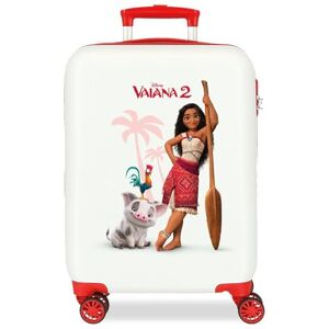 Disney Joumma Vaiana and Friends Cabin Suitcase White 38 x 55 x 20 cm Rigid 2 kg Combination Lock Side ABS 2 kg 35L Hand Luggage, White, One Size, Cabin Suitcase Disney Joumma Vaiana and Friends Cabin Suitcase White 38 x 55 x 20 cm Rigid 2 kg Combination Lock Side ABS 2 kg 35L Hand Luggage, White, One Size, Cabin Suitcase
