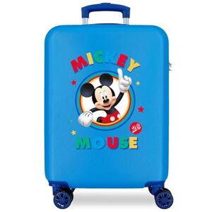 Disney Circle Mickey Blue Cabin Suitcase 37 x 55 x 20 cm Rigid ABS Combination Lock 34 Litre 2.6 kg 4 Double Wheels Hand Luggage Disney Circle Mickey Blue Cabin Suitcase 37 x 55 x 20 cm Rigid ABS Combination Lock 34 Litre 2.6 kg 4 Double Wheels Hand Luggage
