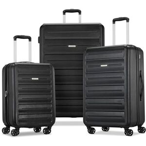 American Tourister Westridge Hardside Luggage with Spinner Wheels, Black, 3PC Set (CO/M/L), Westridge Hardside Luggage with Spinner Wheels American Tourister Westridge Hardside Luggage with Spinner Wheels, Black, 3PC Set (CO/M/L), Westridge Hardside Luggage with Spinner Wheels