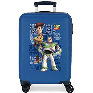 Disney You'Ve Got A Friend In Me Cabin Suitcase Blue 38 x 55 x 20 cm Rigid ABS Side Combination Closure 34L 2.7 kg 4 Double Wheels Hand Luggage Disney You'Ve Got A Friend In Me Cabin Suitcase Blue 38 x 55 x 20 cm Rigid ABS Side Combination Closure 34L 2.7 kg 4 Double Wheels Hand Luggage