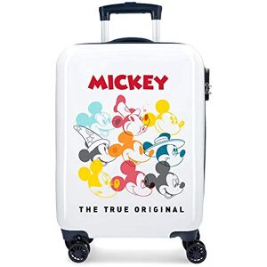 Disney Mickey Magic White Cabin Suitcase 37 x 55 x 20 cm Rigid ABS Combination Lock 33 Litre 2.8 kg 4 Double Wheels Hand Luggage Disney Mickey Magic White Cabin Suitcase 37 x 55 x 20 cm Rigid ABS Combination Lock 33 Litre 2.8 kg 4 Double Wheels Hand Luggage