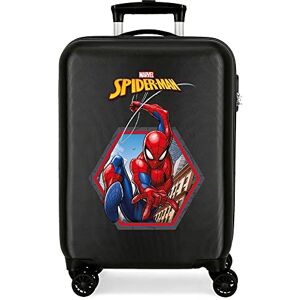 Marvel Spiderman Geo Black Cabin Suitcase 38 x 55 x 20 cm Rigid ABS Combination Lock 34 Litre 2.6 kg 4 Double Wheels Hand Luggage Marvel Spiderman Geo Black Cabin Suitcase 38 x 55 x 20 cm Rigid ABS Combination Lock 34 Litre 2.6 kg 4 Double Wheels Hand Luggage