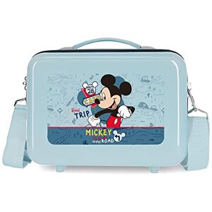 Disney Mickey Road Trip Adaptable Toiletry Bag with Blue Shoulder Strap 29x21x15 cms Rigid ABS 9.14L 0.6 kgs Disney Mickey Road Trip Adaptable Toiletry Bag with Blue Shoulder Strap 29x21x15 cms Rigid ABS 9.14L 0.6 kgs