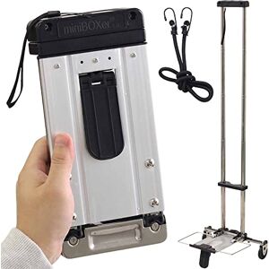 Japard Mini Folding Lightweight Hand Truck, Stylish and Portable Carrying Cart, Compact for Travel – Light and Medium Load Capacity up to 44lbs Business Trip Japard Mini Folding Lightweight Hand Truck, Stylish and Portable Carrying Cart, Compact for Travel – Light and Medium Load Capacity up to 44lbs Business Trip