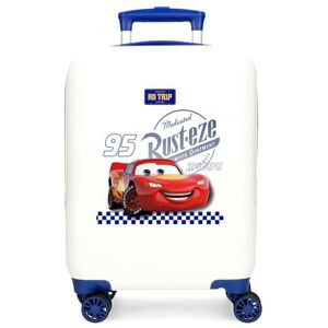 Disney Joumma Bags, Cars RD Trip, Cabin Suitcase, Children's Suitcase, Made of ABS, a Rigid and Lightweight Material, Double Wheels with multidirectional Rotation, Side Combination Lock., White, Disney Joumma Bags, Cars RD Trip, Cabin Suitcase, Children's Suitcase, Made of ABS, a Rigid and Lightweight Material, Double Wheels with multidirectional Rotation, Side Combination Lock., White,