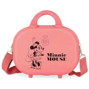 Disney Minnie Happiness Adaptable Toiletry Bag with Pink Shoulder Strap 29x21x15 cms Rigid ABS 9.14L 2.52 kgs Disney Minnie Happiness Adaptable Toiletry Bag with Pink Shoulder Strap 29x21x15 cms Rigid ABS 9.14L 2.52 kgs