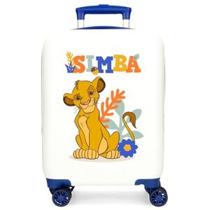 Disney Joumma Simba Colors Cabin Suitcase White 33 x 50 x 20 cm Rigid ABS Side Combination Lock 28.4L 2 kg 4 Double Wheels Luggage Hand Luggage, White, Cabin Suitcase Disney Joumma Simba Colors Cabin Suitcase White 33 x 50 x 20 cm Rigid ABS Side Combination Lock 28.4L 2 kg 4 Double Wheels Luggage Hand Luggage, White, Cabin Suitcase